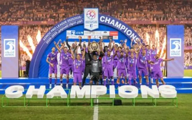 ترتيب الدوري الاماراتي بعد الجولة الاخيرة : العين بطل من دون هزيمة ..هبوط البطائح ودبا الفجيرة وبقاء الظفرة في مشهد دراماتيكي